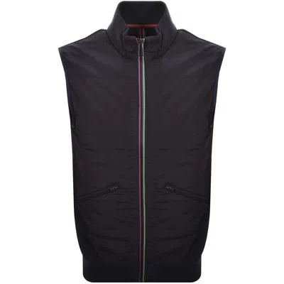 Paul Smith Mix Media Gilet Navy