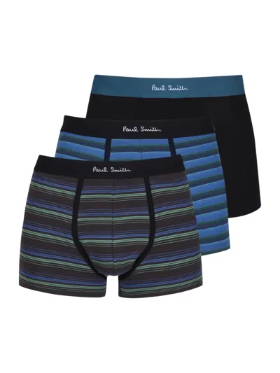 Paul Smith Mix Signature 3-pack Boxer Shorts In Multi