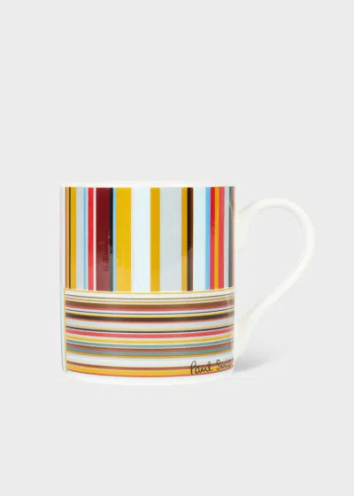 Paul Smith Mixed 'signature Stripe' Bone China Mug Multicolour