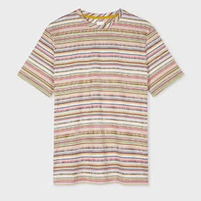 PAUL SMITH MIXED 'SIGNATURE STRIPE' T-SHIRT MULTICOLOUR