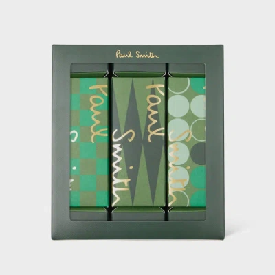 Paul Smith Mixed Stripe Socks Three Pack Cracker Set Multicolour