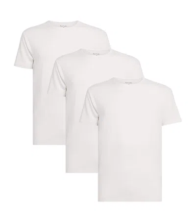 Paul Smith Modal-blend Crew-neck T-shirt In White