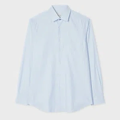 Paul Smith Modern-fit Light Blue Fine Stripe Cotton Shirt