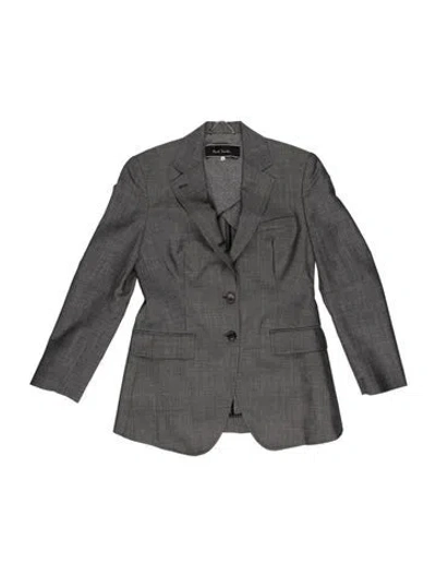 Pre-owned Paul Smith Mohair Blazer In Gray