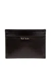 Paul Smith Men Wallet Card Case Intmul In 褐色