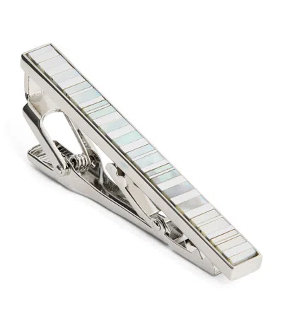 Paul Smith Mother-of-pearl Signature Stripe Tie Pin