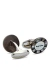 Paul Smith Mother-of-pearl Striped Cufflinks
