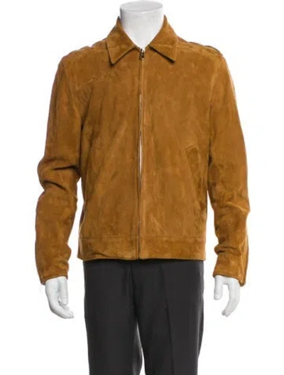 Pre-owned Paul Smith Moto Jacket In Brown