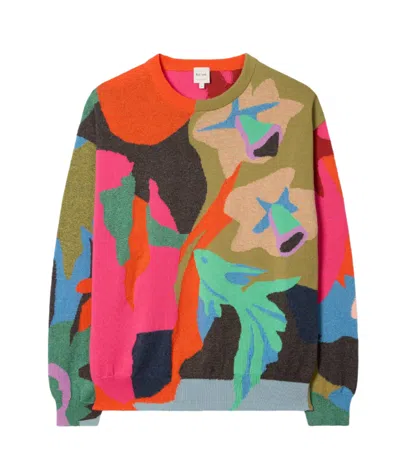 Paul Smith Mens Sweater Crew Neck In Multi