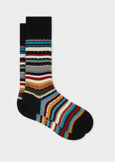 Paul Smith Women Sock Cable Sig In Multi