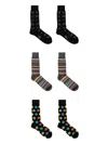 Paul Smith Multi-pattern Socks In Multi