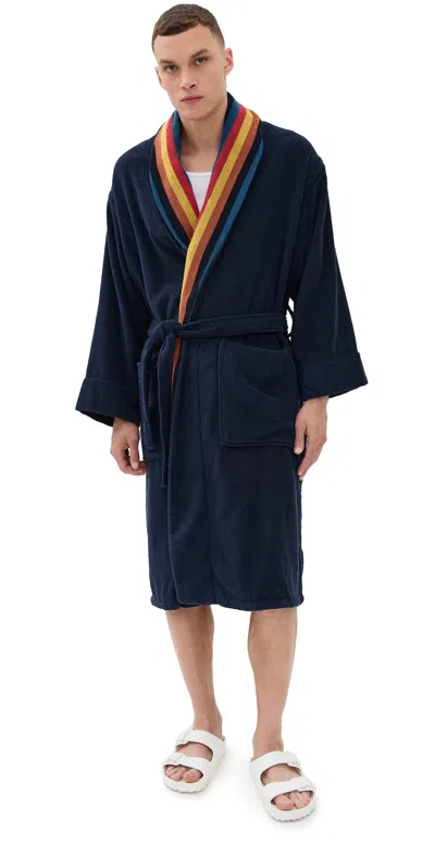 Paul Smith Multi Stripe Robe Multi In Blue