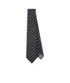 Paul Smith Men Tie Mini Multi Strap In Black