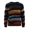Paul Smith Multi-wave Stripe Cotton-mohair Sweater In Multicolor