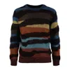 PAUL SMITH PAUL SMITH MULTI-WAVE STRIPE COTTON-MOHAIR SWEATER