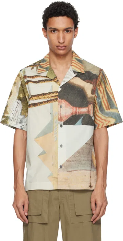 Paul Smith Multicolor Camp Collar Shirt