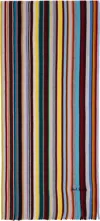 Paul Smith Multicolor Knitted Merino Wool Signature Stripe Scarf In 92 Multicolour