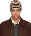 Paul Smith Multicolor 'signature Stripe' Beanie In 92 Multicolour