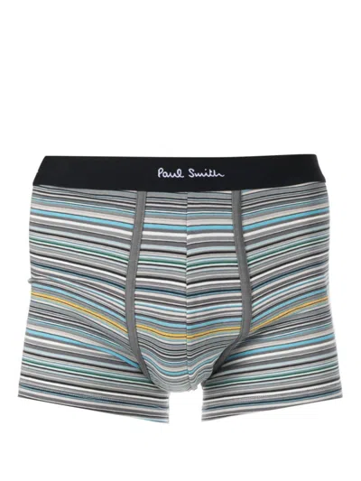 PAUL SMITH MULTICOLOR SIGNATURE STRIPE BOXER BRIEFS - THREE PACK
