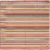 Paul Smith Multicolor Signature Stripe Silk Pocket Square In 92 Multicolour