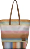 Paul Smith Multicolor Smith Stripe Recycled-cotton Tote In Pr Multicolour