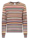 Paul Smith Signature Stripe Sweater In Multicolor