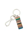 Paul Smith Signature Stripe Tag Keyring M1a-keyr-mstag 92 In Multi