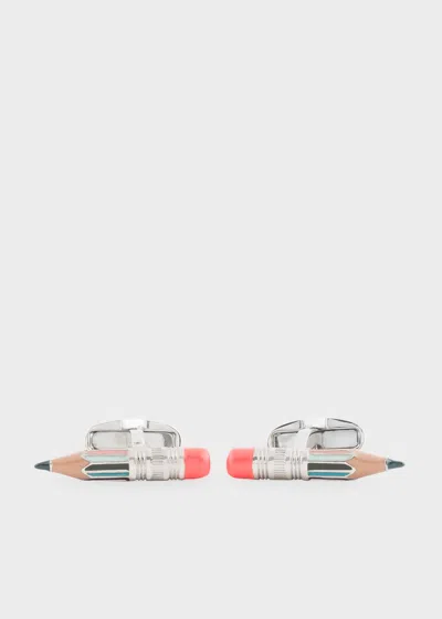 Paul Smith Multi-coloured Pencil Cufflinks In Multicolour