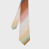 Paul Smith Multicolour 'smith Stripe' Ombre Tie In Multicolour