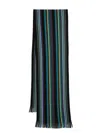 Paul Smith Multicolour Stripe Wool Scarf