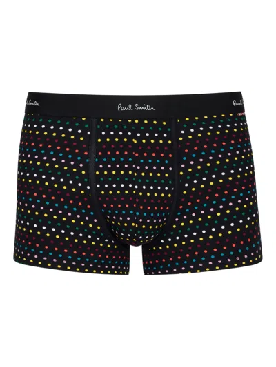 Paul Smith Multicoloured-pattern Boxers In Black