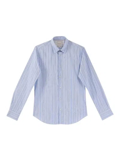 Paul Smith Multiga Slim Fit Shirt Ps In Blue