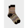 Paul Smith Women's 'signature Stripe' Socks Multicolour