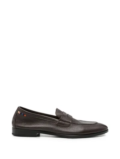 Paul Smith Murano Full-grain Leather Loafers In Brown