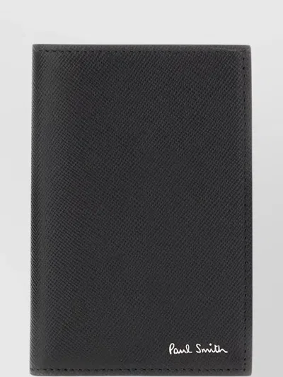 Paul Smith Nappa Leather Bi-fold Wallet In Black