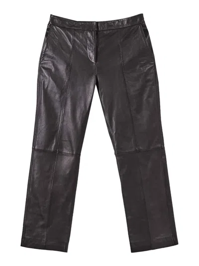 Paul Smith Nappa Trousers In Black