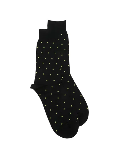 Paul Smith Naveen Polka-dot Socks In Black