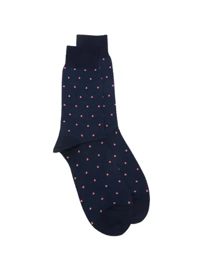 Paul Smith Naveen Polka-dot Socks In Blue