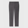 Paul Smith Navy And Grey Check Wool Trousers Blue In Gray