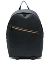 Paul Smith Navy Blue Backpack In Blue