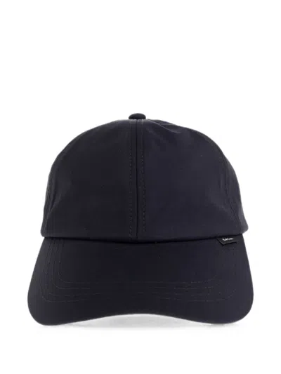 Paul Smith Navy Blue Solid Baseball Cap