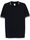 Paul Smith Round Neck Striped Trim Short Sleeves T-shirt