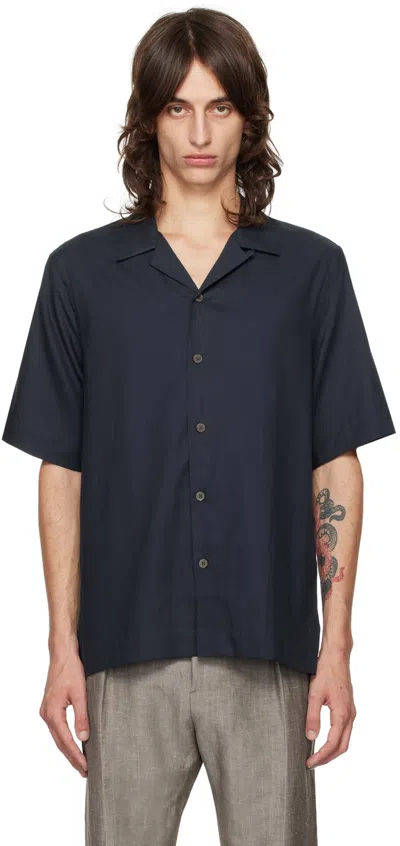 Paul Smith Navy Button-down Shirt In 49 Blues