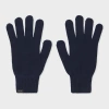 Paul Smith Navy Cashmere-blend Gloves Blue In Blue