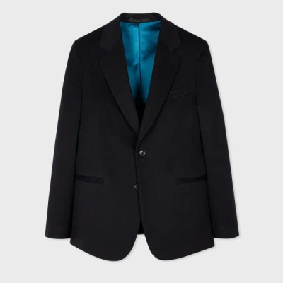 Paul Smith Navy Cashmere Buggy-lined Blazer Blue