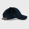 Paul Smith Navy Corduroy Baseball Cap Blue In Blue