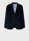 Paul Smith Navy Cotton And Wool-blend Corduroy Blazer Blue In Blue