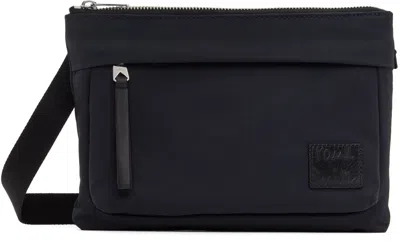 Paul Smith Navy Cotton-blend Crossbody Bag In 47 Blues