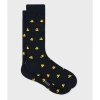 PAUL SMITH NAVY COTTON 'DUCK' SOCKS BLUE