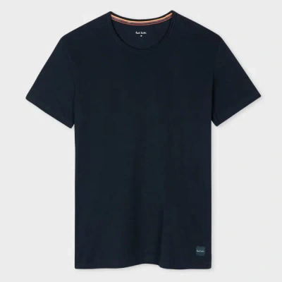 Paul Smith Navy Cotton Lounge T-shirt Blue